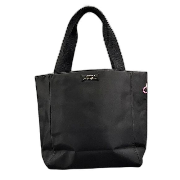 Kate Spade x Maria Kalman black nylon face design tote bag - Picture 4 of 10